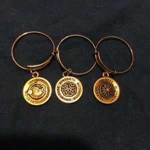 Set of 3 Alex and Ani rings